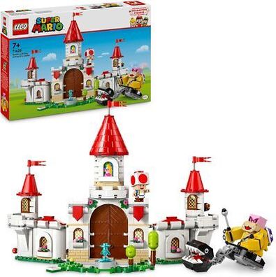 LEGO Super Mario Showdown mit Roy beim Pilz-Palast, Abenteuer-Spielset, Kinder