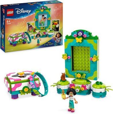 LEGO ? Disney Encanto Mirabels Fotorahmen und Schmuckkassette, Bauset für Kinder