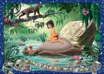 Ravensburger Puzzle 19744 Das Dschungelbuch 1000 Teile Disney Puzzle, Kinder