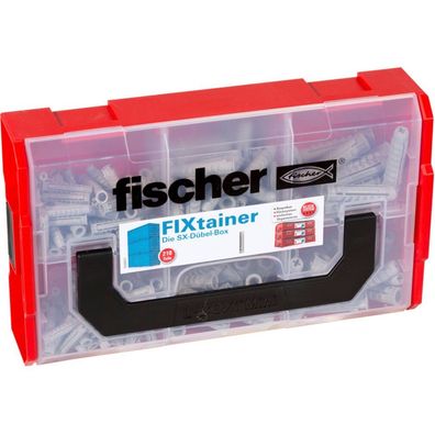 FixTainer - SX-Dübel-Box (hellgrau, 210-teilig)