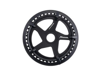 Miranda Kettenblatt Aluminium, schwarz, Chainwheel Spiderless