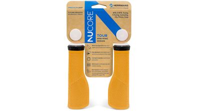 Herrmans Griff "Nucore Tour" SB-verpackt, 130 mm, peak, amber