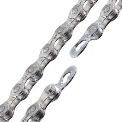 Kette 10sW 10-fach, 116 Glieder Connex, Kettenschloss, 1/2"x11/128", silber