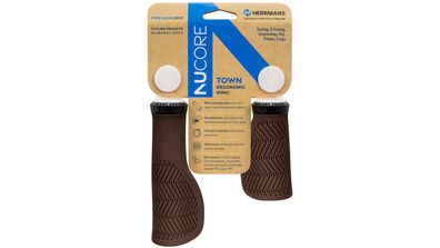 Herrmans Griff "Nucore Town" SB-verpackt, biobasie wave, 130/90 m