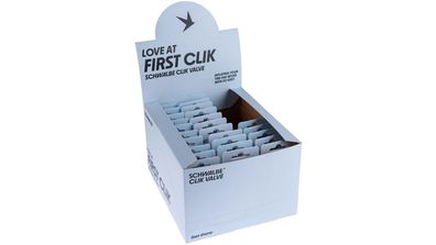 Schwalbe Ventilverlängerung "Clik Valve" Aluminium Starter-Kit Mi