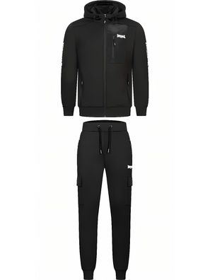 Lonsdale Bulough Herren Trainingsanzug mit Kapuze normale Passform