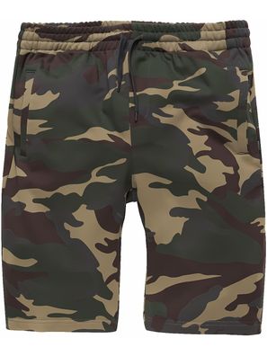 Vintage Industries kurze Sweat-Hose Greytown Shorts Woodland Camo