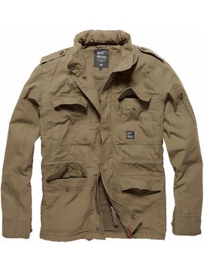 Vintage Industries Übergangsjacke Parka Cranford Jacket Dark Khaki