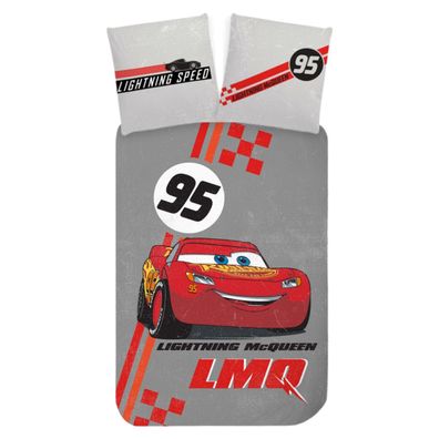 Cars Kinderbettwäsche Schlafset Bettbezug aus Baumwolle 140 × 200 cm
