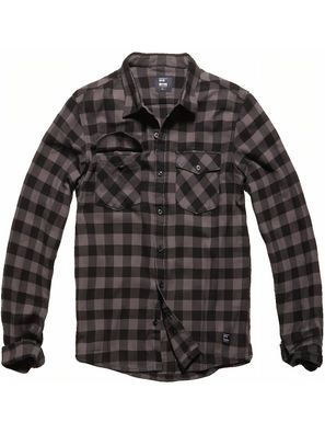 Vintage Industries Karo-Hemd Harley Shirt Grey Check