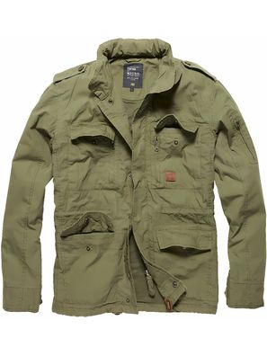 Vintage Industries Übergangsjacke Parka Cranford Jacket Olive Drab