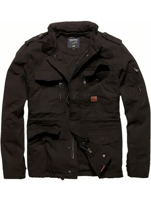 Vintage Industries Übergangsjacke Parka Cranford Jacket Black
