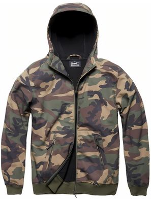 Vintage Industries Funktionsjacke Ashore Softshell Jacket Woodland Camo