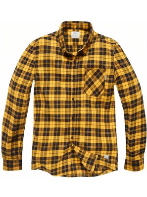 Vintage Industries Flanellhemd Riley Flannel Shirt Yellow Check - Riley
