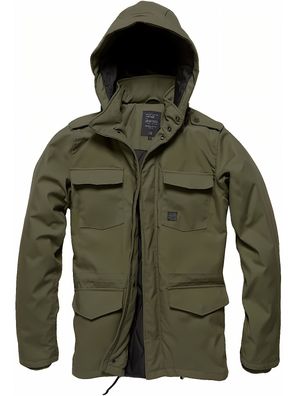Vintage Industries Winterjacke Darren Parka Dark Olive