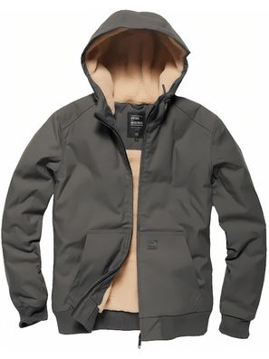 Vintage Industries Winterjacke Datton Jacket Grey