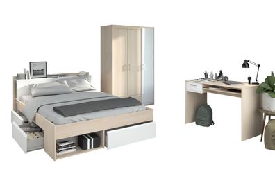 Parisot Most 74 Jugendzimmer Set 3-tlg mit Bett 160x200