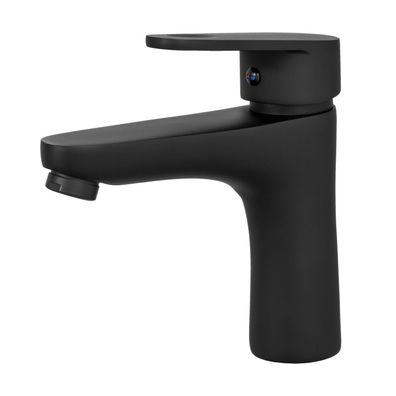 Badezimmerarmatur Wasserhahn Schwarz Armatur Muro 6 Messing