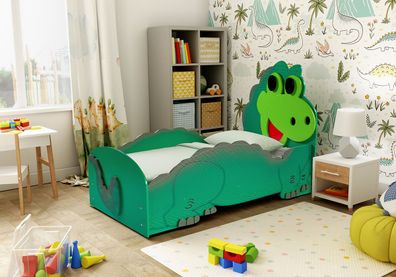 Dino Kinderbett Small/Big – 165x87x112 / 205x97x120 cm