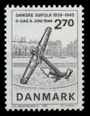 Dänemark Nr 808 postfrisch X90E25E
