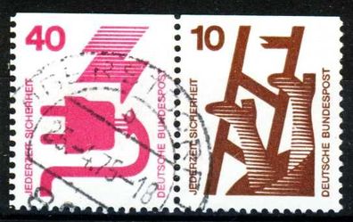 BRD BUND Zusammendruck Nr W47 gestempelt WAAGR PAAR X18794A