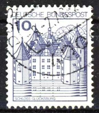 BRD DS BURGEN U. Schlösser Nr 913AI R gestempelt X271E8E