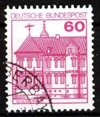 BRD DS BURGEN U. Schlösser Nr 1028AI R gestempelt X278CE2