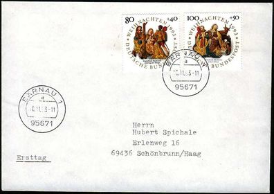 BRD BELEGE Nr 1707-1708 BRIEF FDC X2AC33E
