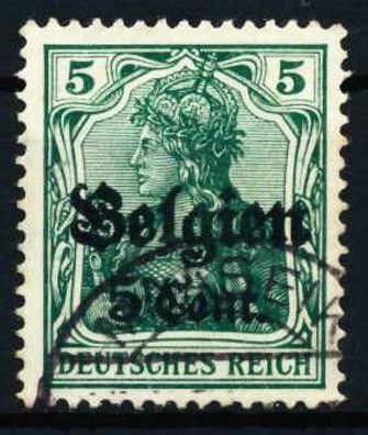 BES. 1WK Landespost Belgien Nr 12 gestempelt X4A5586
