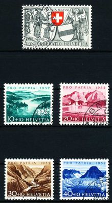 Schweiz PRO PATRIA Nr 570-574 gestempelt X4C9A56