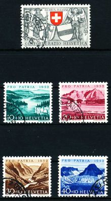 Schweiz PRO PATRIA Nr 570-574 gestempelt X4C9A6A