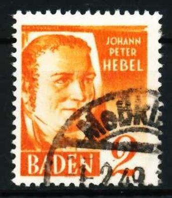 FZ BADEN 3. Ausgabe Spezialisiert Nr 28yaI gestempelt X602A46