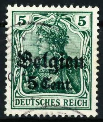 BES. 1WK Landespost Belgien Nr 12 gestempelt X629C0E