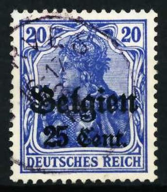 BES 1WK LP Belgien Nr 18a gestempelt X629D06