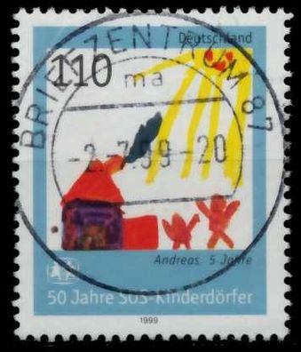 BRD 1999 Nr 2062 zentrisch gestempelt X6D1112