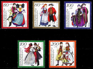BRD 1994 Nr 1757-1761 postfrisch S505E3A