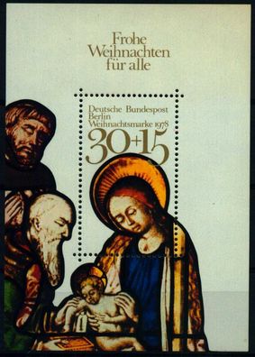 BERLIN BLOCK Kleinbogen Block 7 postfrisch S58F966