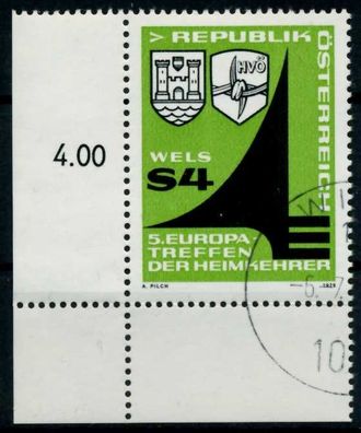 Österreich 1979 Nr 1615 gestempelt ECKE-ULI X80D8D6