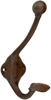 Esschert Kleiderhaken Hut Haken Wandhaken Haken Garderobe Guss Landhausstil