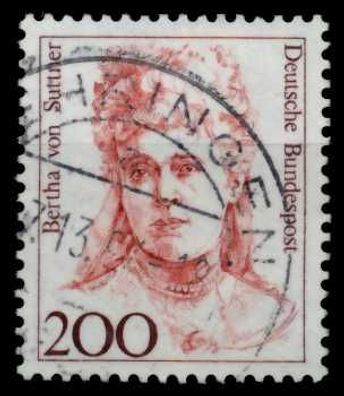 BRD DS FRAUEN Nr 1498 zentrisch gestempelt X84DF12