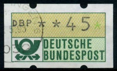 BRD ATM 1981 Nr 1-1-045 gestempelt X9701A6