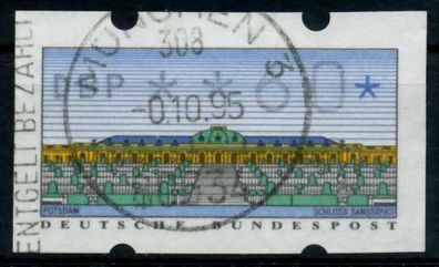BRD ATM 1993 Nr 2-1.1-0060 gestempelt X97453A