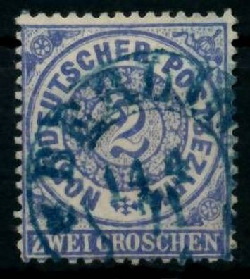 Norddeutscher BUND NDP Nr 17 zentrisch gestempelt X6C1BB2