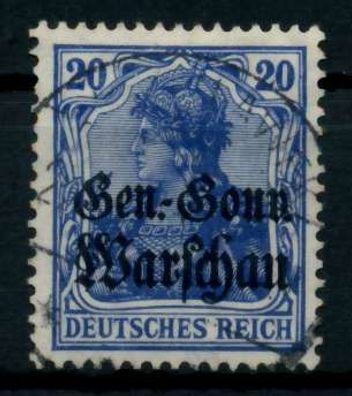 BES 1WK D-POST IN POLEN Nr 13b gestempelt X6CE336