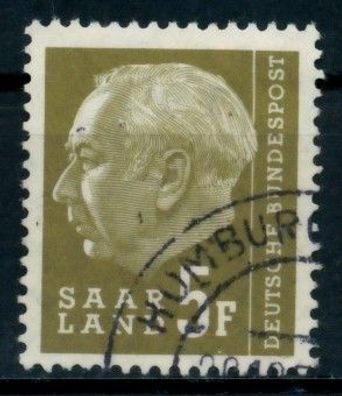 SAAR OPD 1957 Nr 411 gestempelt X6D11FE