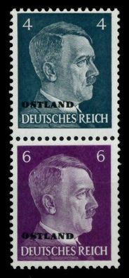 BES. 2WK Ostland Nr S1 postfrisch SENKR PAAR X6DABEE