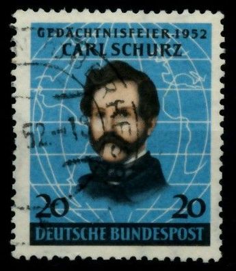 BRD 1952 Nr 155 gestempelt X6DF4DA
