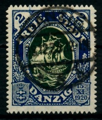 DANZIG 1921 Nr 59 zentrisch gestempelt gepr. X6E63E6