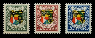 Liechtenstein 1927 Nr 75-77 postfrisch X6FE022