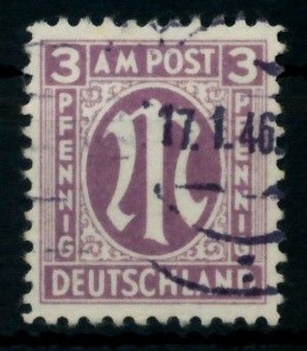BIZONE AM-POST Nr 17aAz gestempelt X767C86